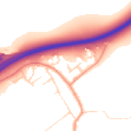 Daytime road noise heatmap for YO7 3LY