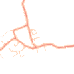 Daytime road noise heatmap for YO7 3NJ