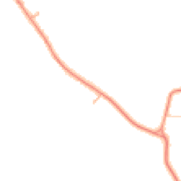Daytime road noise heatmap for YO7 3NN