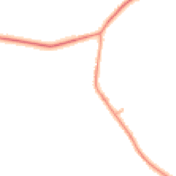 Daytime road noise heatmap for YO7 3NU