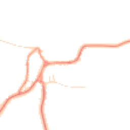Daytime road noise heatmap for YO7 3PJ