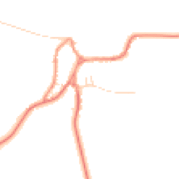 Daytime road noise heatmap for YO7 3PS
