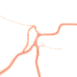 Daytime road noise heatmap for YO7 3PW