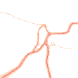 Daytime road noise heatmap for YO7 3QB