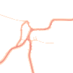 Daytime road noise heatmap for YO7 3QG