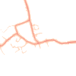 Daytime road noise heatmap for YO7 3QH