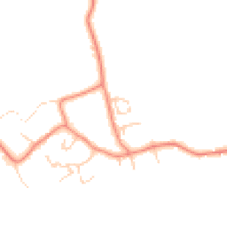 Daytime road noise heatmap for YO7 3QQ