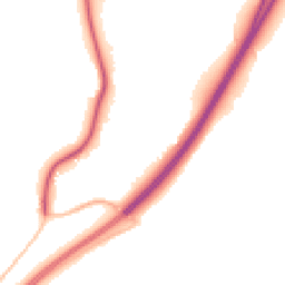 Night-time road noise heatmap for YO7 3QZ