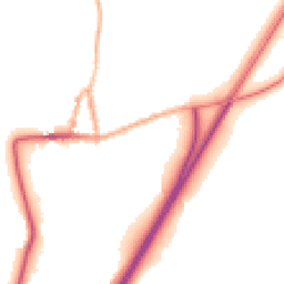 Night-time road noise heatmap for YO7 3RP