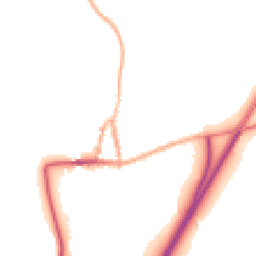 Night-time road noise heatmap for YO7 3RQ