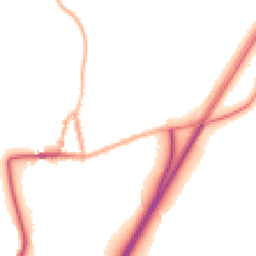 Night-time road noise heatmap for YO7 3RS