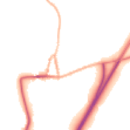 Night-time road noise heatmap for YO7 3RT