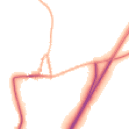 Night-time road noise heatmap for YO7 3RY