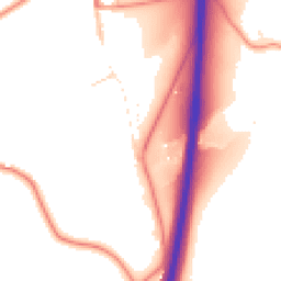 Daytime road noise heatmap for YO7 4AW