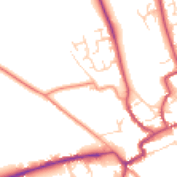 Daytime road noise heatmap for YO7 4DL