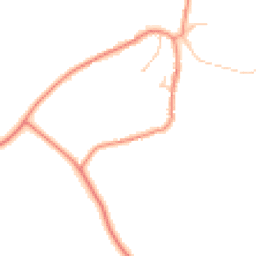 Daytime road noise heatmap for YO7 4FB
