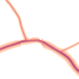 Daytime road noise heatmap for YO7 4HX