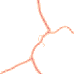 Daytime road noise heatmap for YO7 4HY