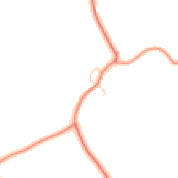 Daytime road noise heatmap for YO7 4JD
