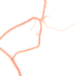 Daytime road noise heatmap for YO7 4JG