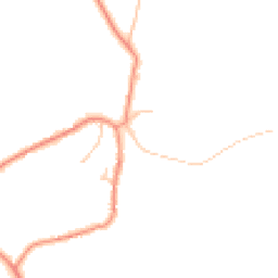 Daytime road noise heatmap for YO7 4JL