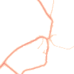 Daytime road noise heatmap for YO7 4JS