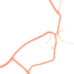 Daytime road noise heatmap for YO7 4JX