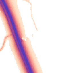 Daytime road noise heatmap for YO7 4LE