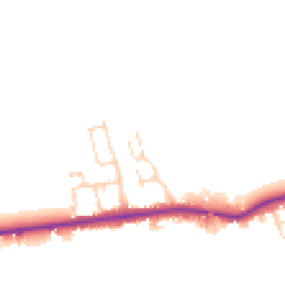 Daytime road noise heatmap for YO7 4NA