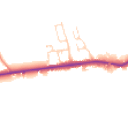 Daytime road noise heatmap for YO7 4ND