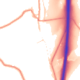 Daytime road noise heatmap for YO7 4QR