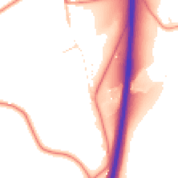 Daytime road noise heatmap for YO7 4QS
