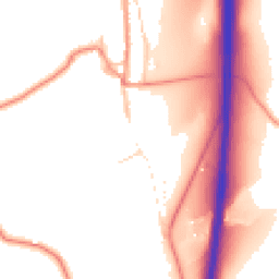 Daytime road noise heatmap for YO7 4QT
