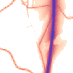 Daytime road noise heatmap for YO7 4QX