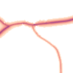 Daytime road noise heatmap for YO7 4SF