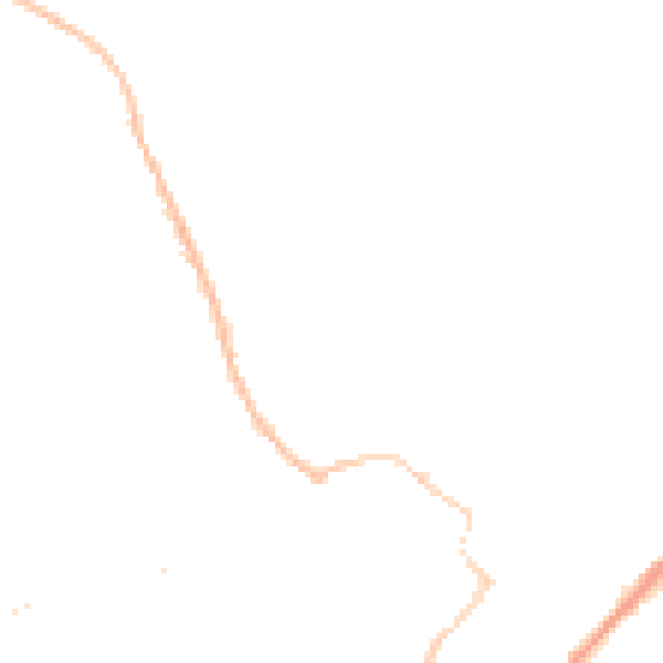 Night-time road noise heatmap for YO8 3AB