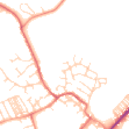 Daytime road noise heatmap for YO8 3AD