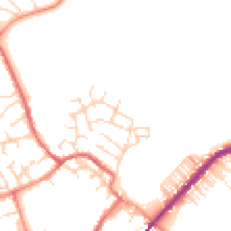 Daytime road noise heatmap for YO8 3AL