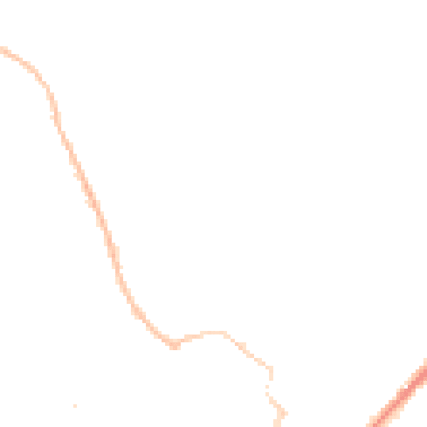 Night-time road noise heatmap for YO8 3BA