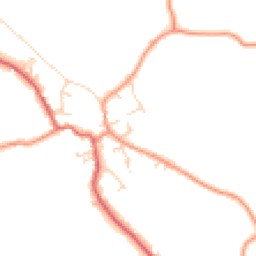 Daytime road noise heatmap for YO8 3FW