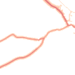 Daytime road noise heatmap for YO8 3FY