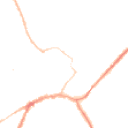 Night-time road noise heatmap for YO8 3JY