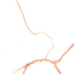 Night-time road noise heatmap for YO8 3LD