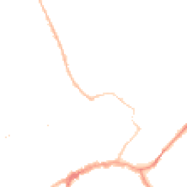 Night-time road noise heatmap for YO8 3LH