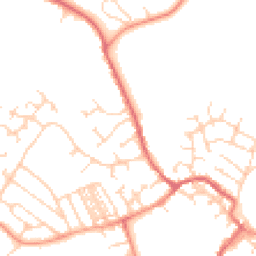 Daytime road noise heatmap for YO8 3LJ