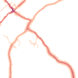 Daytime road noise heatmap for YO8 3SH