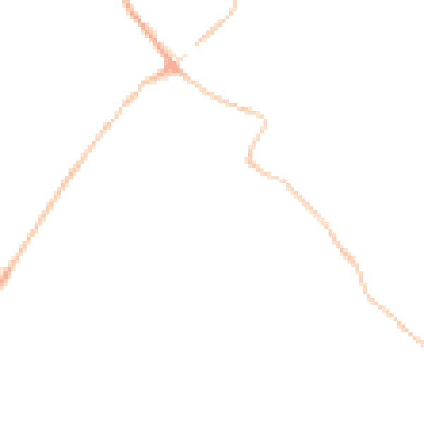 Night-time road noise heatmap for YO8 3SQ