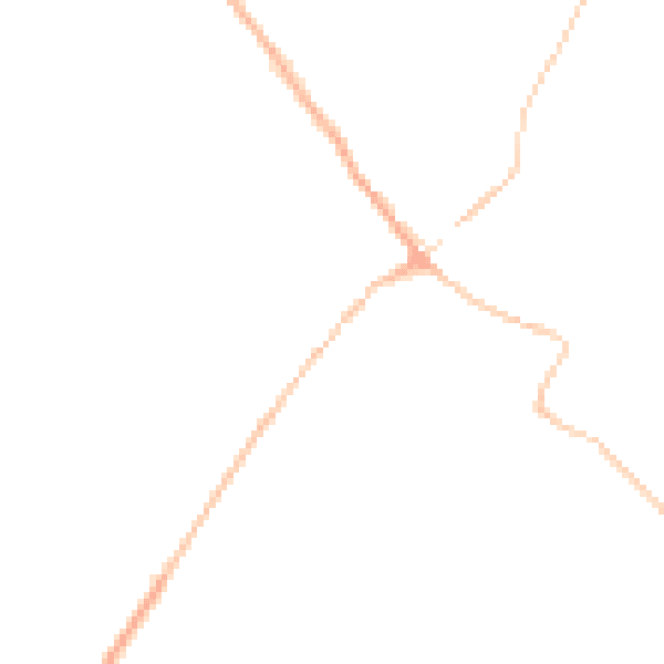 Night-time road noise heatmap for YO8 3SS