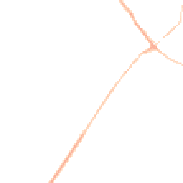 Night-time road noise heatmap for YO8 3SX