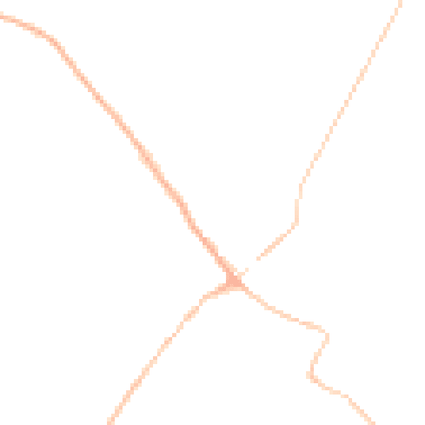 Night-time road noise heatmap for YO8 3TW